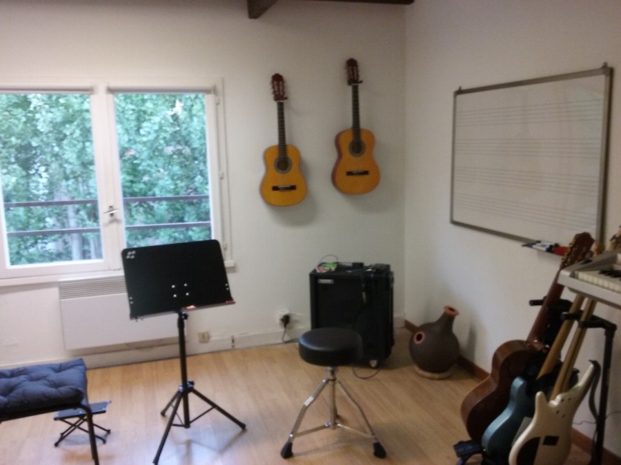La salle de guitare