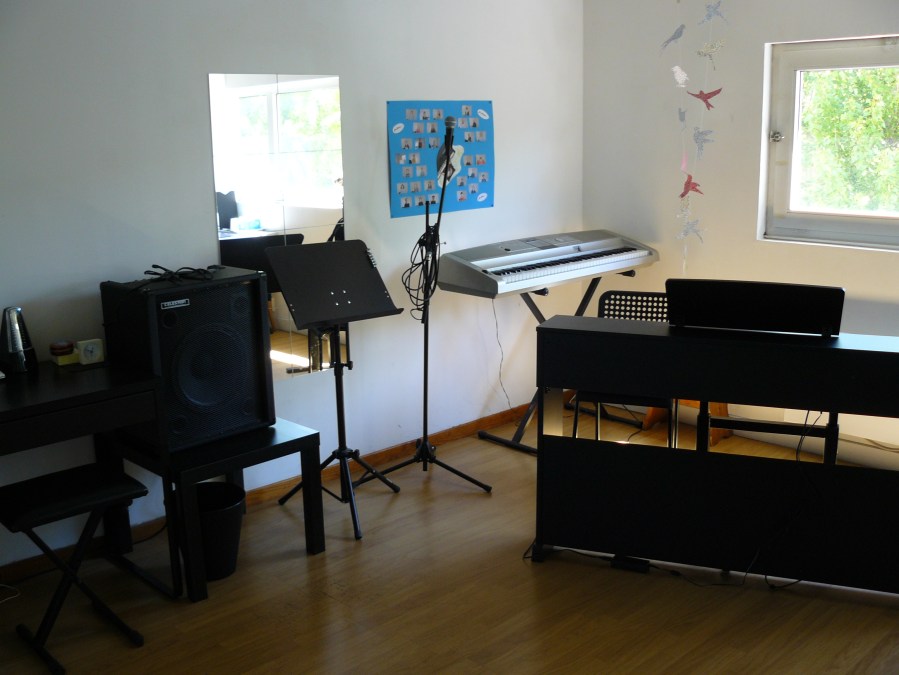 Une des deux salles de musique